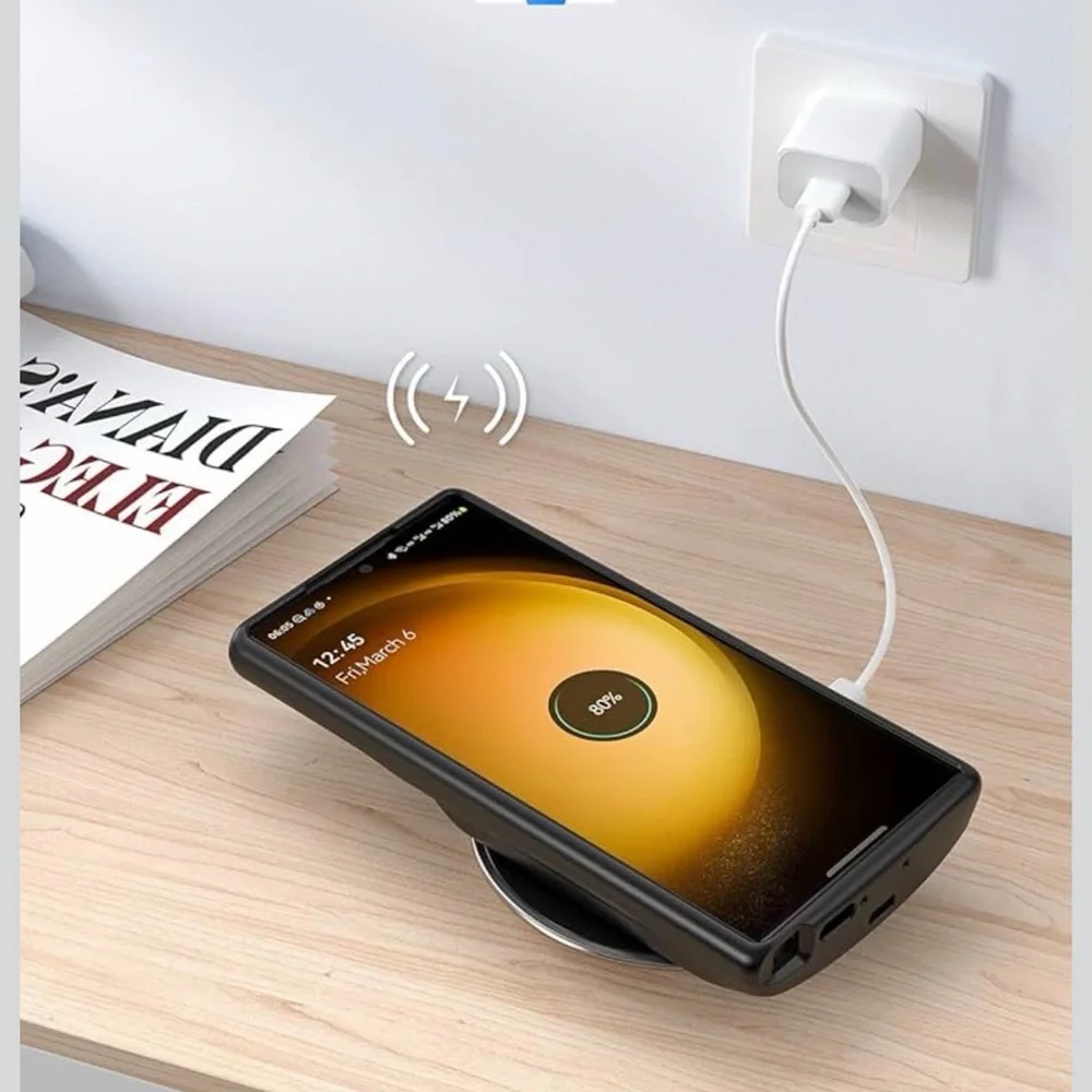 Battery Case for Galaxy S23 Ultra - Wireless Charging